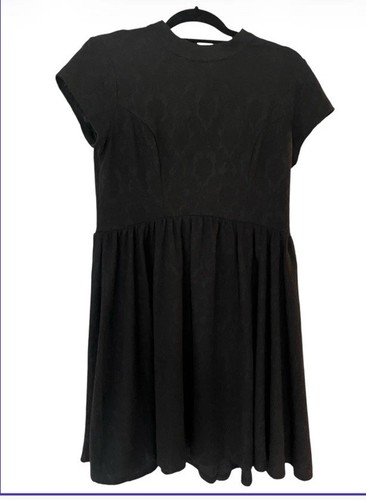 Black baby doll short sleeve - black,