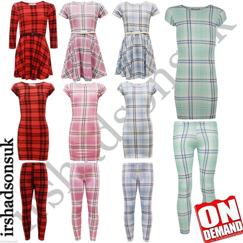Kids girls new season tartan - girls,