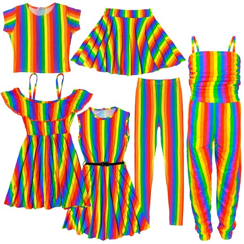 Kids girls rainbow crop top - kids,