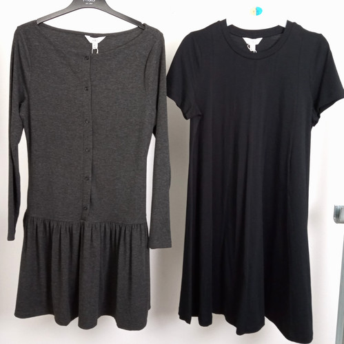 Women black cotton t - m&s,