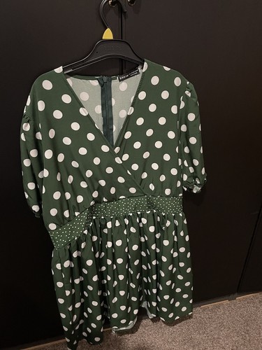 Womens polka dot neck - womens, skater