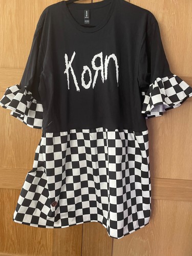 Band shirt smock dress korn - band,